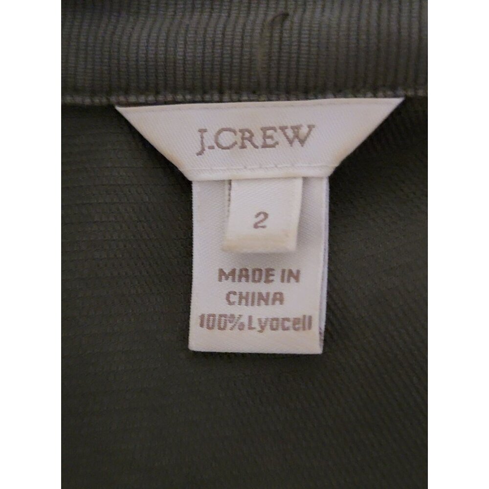 J. Crew Dress 100% Lyocell Short Sleeve Button Front Casual/Workwear - Picture 3 of 3